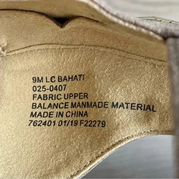 Liz Claiborne Nude Bahati Open‎ Toe Heeled Sandals | Size 9M - Picture 5 of 7